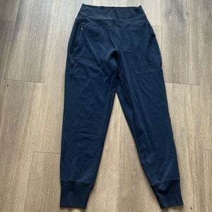 Athleta Blue Straight Leg Pants Tailored Elegance